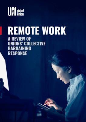 Remote work: A review of unions’ collective bargaining response
